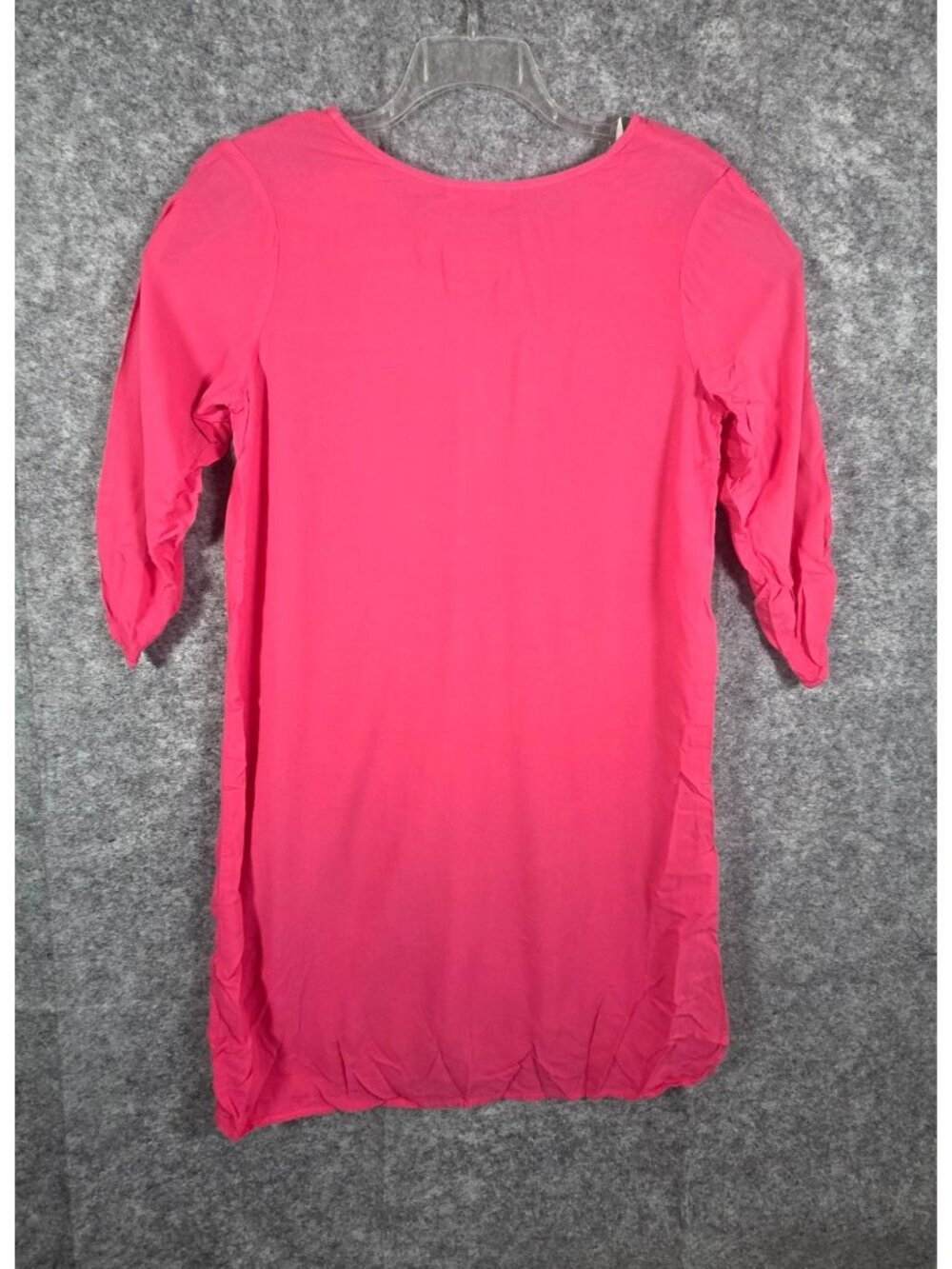 Fresh Produce Women's Roll Tab Sleeve Midi Dress Pink Size M - Picture 5 of 8